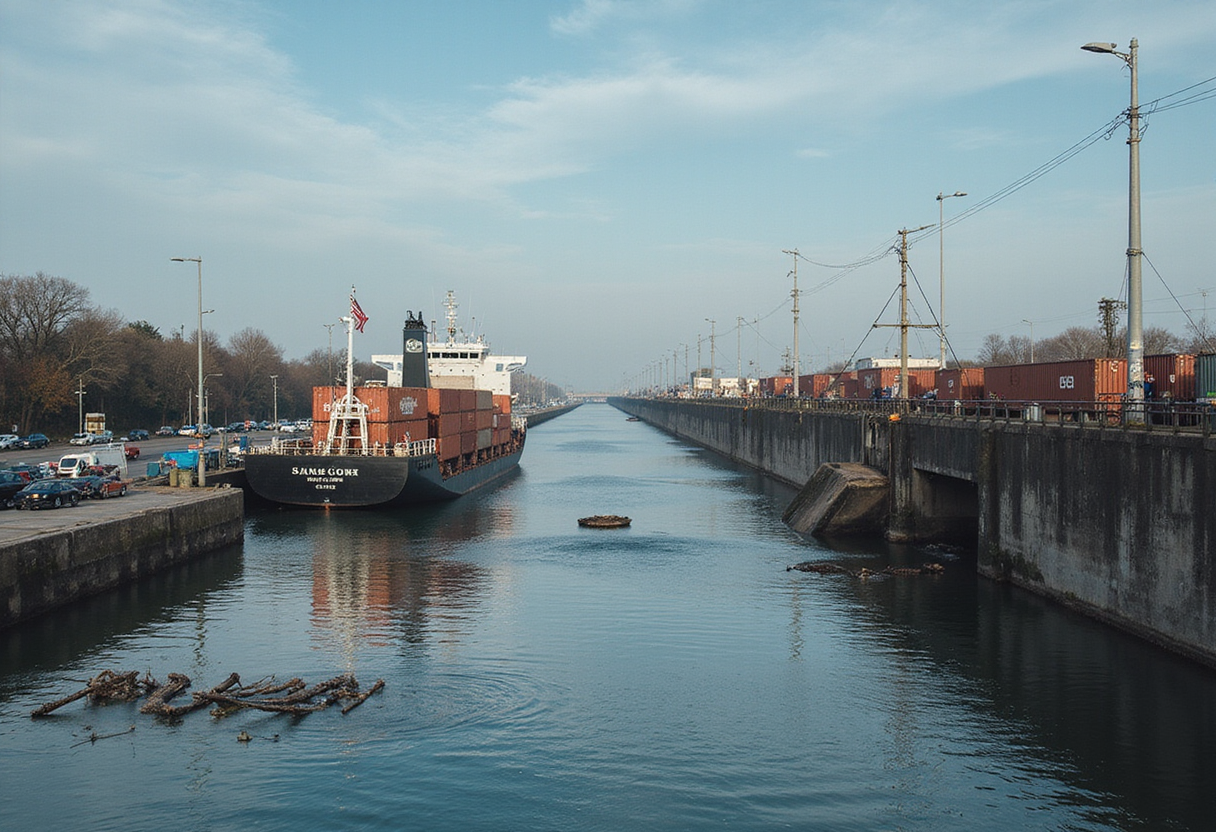 Canal Disruptions Fuel Record Cargo Influx at California Ports